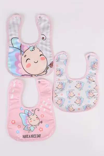 Karışık Desen 3'lü Bebek Mama Önlüğü 476610