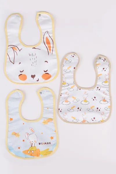 Karışık Desen 3'lü Bebek Mama Önlüğü 476612