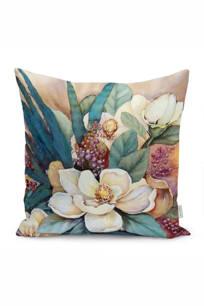 43x43 Dijital Baskılı Fermuarlı Modern Kırlent Kılıfı 308660