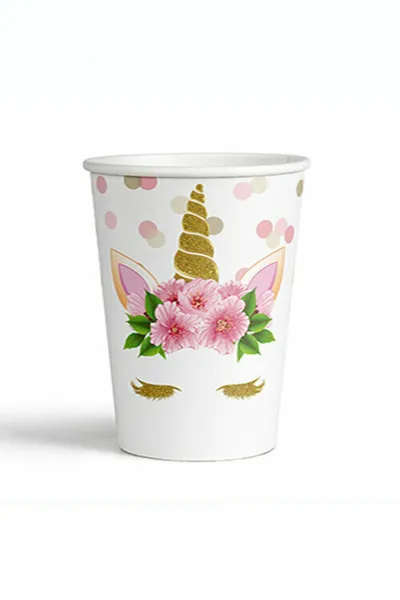 8li-karton-bardak-cicekli-unicorn-8-oz-300970