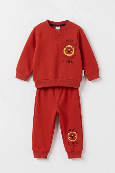 kiremit-3-24-ay-lion-nakisli-cep-detayli-3-ip-sardonlu-erkek-bebek-kislik-takim-495605