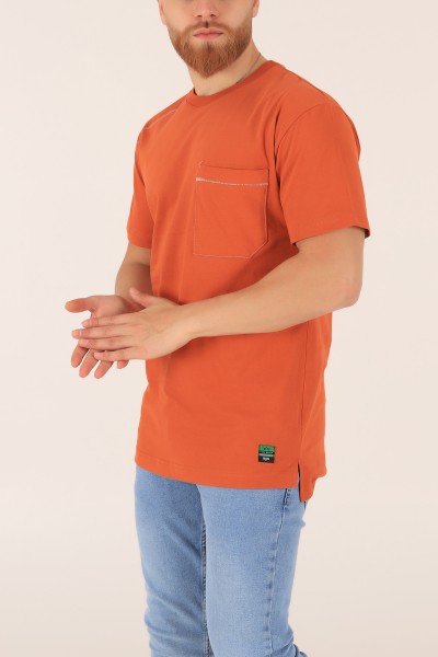 kiremit-tek-cep-oversize-erkek-tisort-163378