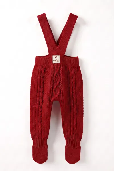 kirmizi-0-12-ay-orgulu-ayakli-unisex-bebek-triko-salopet-474323