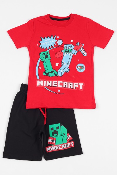 kirmizi-1-10-yas-minecraft-baskili-erkek-cocuk-sortlu-takim-109076