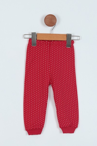 Kırmızı (1-3 Yaş) Ho Baskılı Erkek Çocuk Pijama Takım 219281
