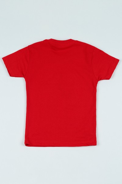 Kırmızı (1-6 yaş) Mıckey Baskılı Erkek Çocuk Tişört 106832
