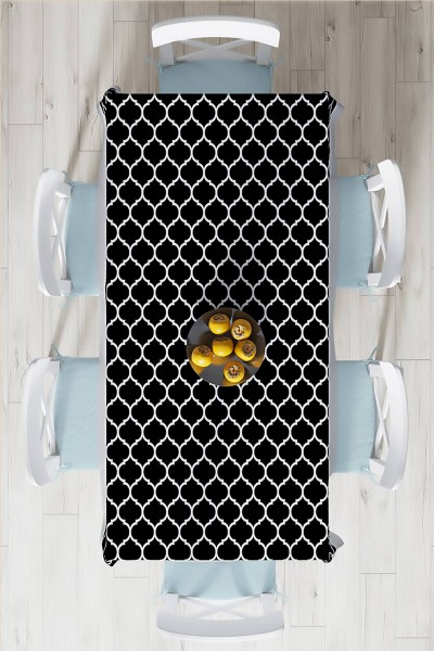 140x220 Dijital Baskılı Mordern  Masa Örtüsü 219012