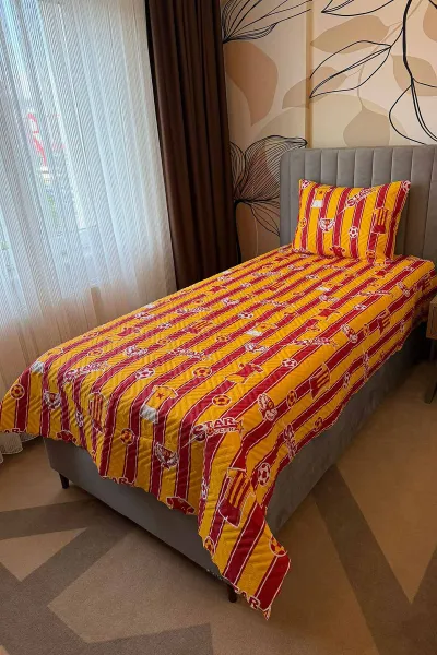 Kırmızı 160x240 Cm Tek Kişilik Taraftar Pike Takımı 470011