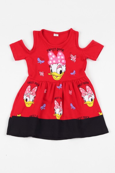 kirmizi-2-10-yas-sweet-duck-baskilli-pullu-kiz-cocuk-elbise-108697