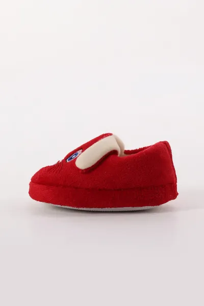 Kırmızı ( 25 - 30 ) Peluş Figürlü Kız Çocuk Panduf 404171