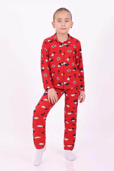kirmizi-4-12-yaskalp-desenli-dugmeli-kiz-cocuk-pijama-takimi-329807