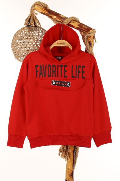 kirmizi-5-8-yas-favorite-life-kapsonlu-erkek-cocuk-sweat-149165