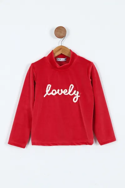 kirmizi-5-8-yas-lovely-nakisli-yarim-balikci-yaka-kadife-kiz-cocuk-sweat-410598