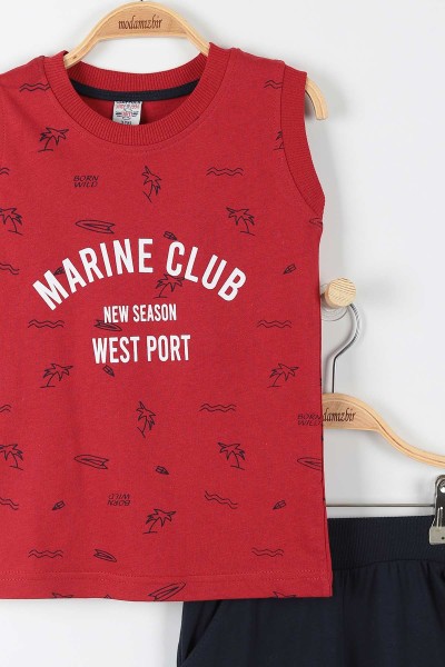 Kırmızı (7-10 Yaş) Marine Club Erkek Çocuk İkili Takım 175339