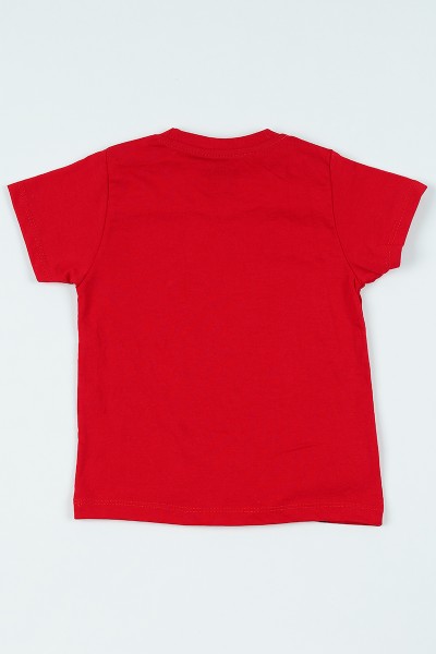 Kırmızı (8-12 yaş) Every Baskılı Erkek Çocuk Tişört 108129