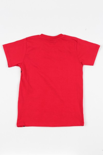 Kırmızı (8-12 yaş) Every Baskılı Erkek Çocuk Tişört 110617