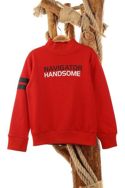kirmizi-9-12-yas-navigator-baskili-iki-ip-sardonlu-erkek-cocuk-sweat-148937