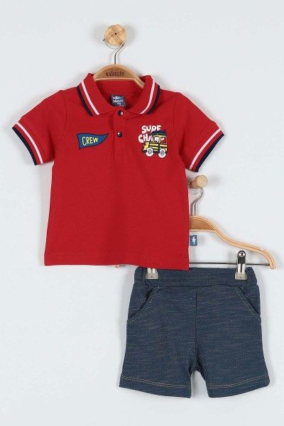 kirmizi-9-24-ay-crew-surf-baskili-sortlu-erkek-bebe-takim-182588