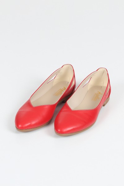 Kırmızı Babet Ayakkabı 111153