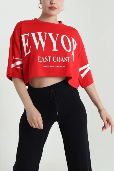 kirmizi-baskili-oysho-kadin-tisort-478478
