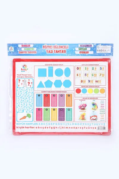 Kırmızı Cars 40x30 Cm Abaküslü Yazı Tahtası 302437