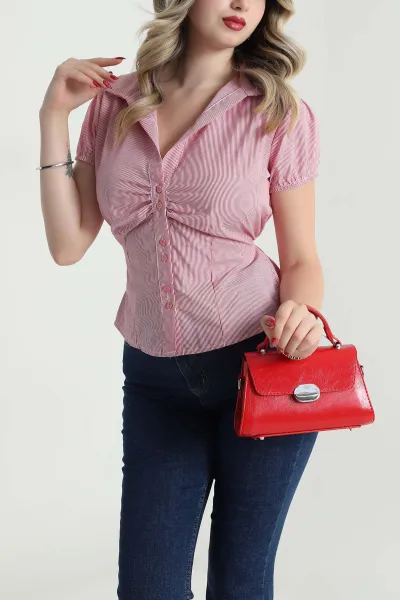 kirmizi-cizgili-poplin-kadin-gomlek-481006
