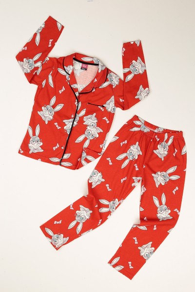 kirmizi-dugmeli-kiz-cocuk-pijama-takimi-77882
