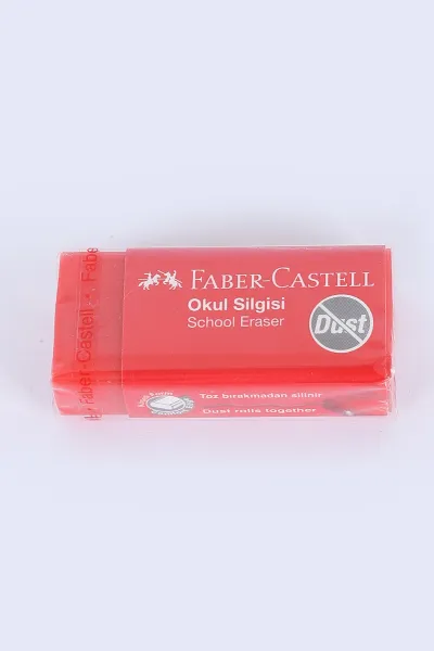 Kırmızı Faber-Castell Kırmızı Okul Silgisi Dust-Free 387398