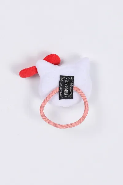Kırmızı  Figürlü Peluş Lastik Toka 401690
