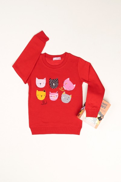 kirmizi-ici-sardonlu-kedi-baskili-kiz-cocuk-sweat-81104