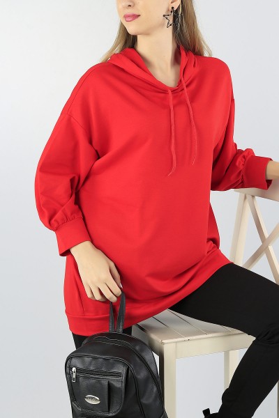 kirmizi-kapusonlu-bayan-sweat-tunik-55557