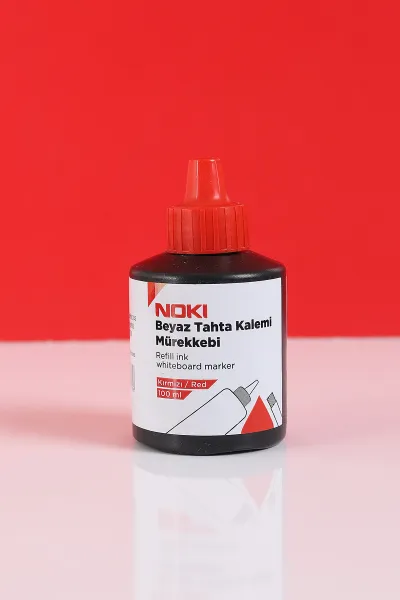 Kırmızı Noki Beyaz Tahta Kalemi Mürekkebi 100 ml 281979