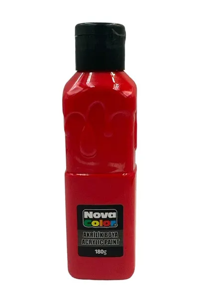 Kırmızı Novacolor Akrilik Boya 180 Gr 387523