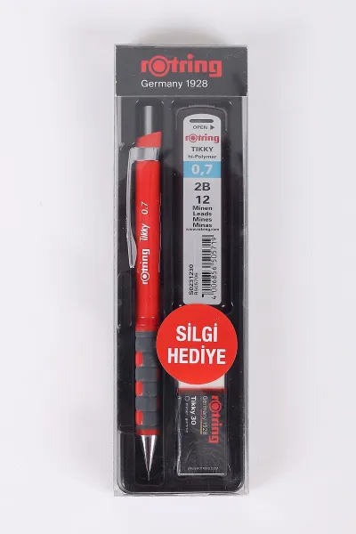 Kırmızı Rotring Tikky 0.7 Uçlu Kalem Seti 429688