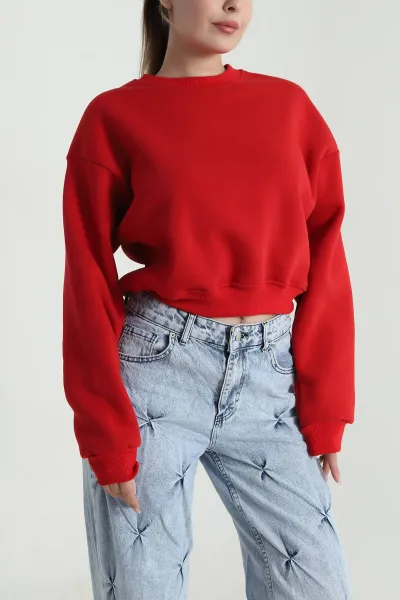 kirmizi-sardonlu-uc-ip-kadin-fermuarsiz-sweat-485237