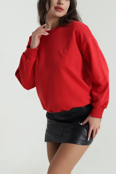 kirmizi-sardonsuz-uc-ip-kadin-fermuarsiz-sweat-485124