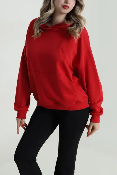 kirmizi-sardonsuz-uc-ip-kadin-fermuarsiz-sweat-485126