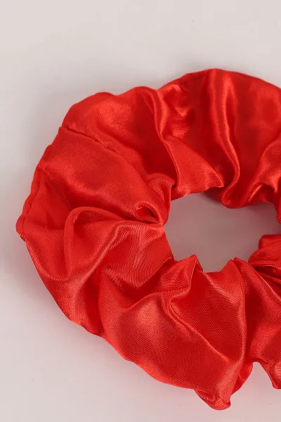 Kırmızı Saten Simit Toka 363822
