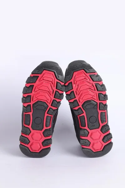 Kırmızı Siyah (30-35 Filet )Outdoor Kalın Tabanlı Cırtlı Çocuk Bot 305562
