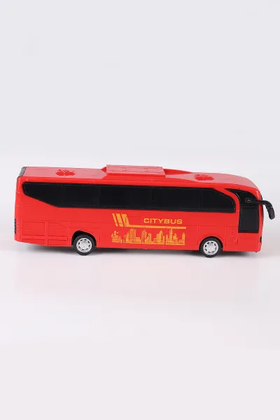 Kırmızı Sürtmeli Seyahat Otobüsü Oyuncağı 404723