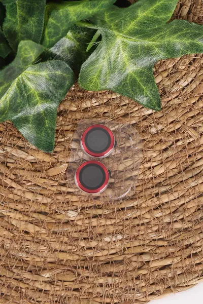 Kırmızı TeknoCase İphone 16 Plus Uyumlu Matte Guard Serisi Lens Korumalı Silikon Telefon Kılıfı 472482
