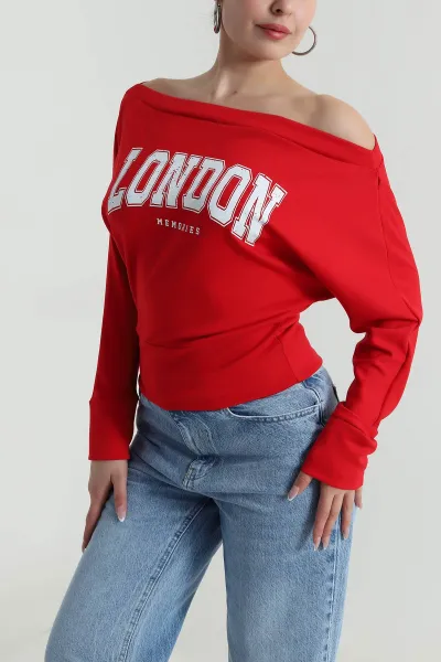 Kırmızı Yeni Sezon Kadın Bluz 487113