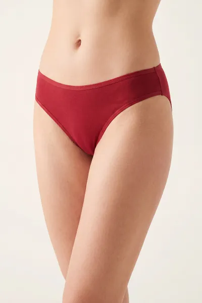 Kızıl CH0850 Pamuklu Kadın Bikini Külot 469147