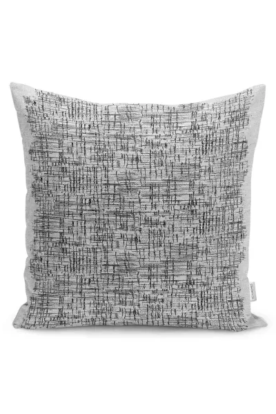 Füme 43x43 Dijital Baskılı Fermuarlı Modern Kırlent Kılıfı 252264