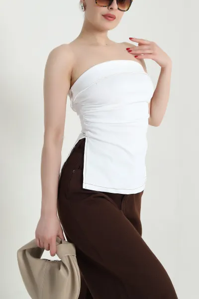 Kot Straplez Kadın Bluz 467710