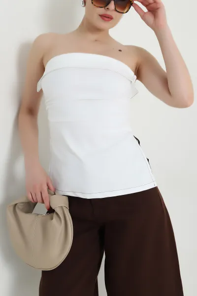 Kot Straplez Kadın Bluz 467710
