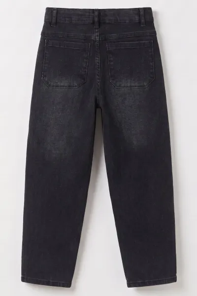 Koyu Füme (6-15 Yaş)Baggy Erkek Çocuk Kot Pantolon 492830