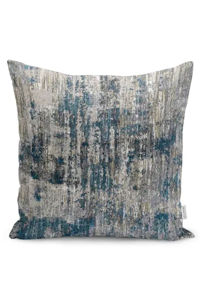 Taş 43x43 Dijital Baskılı Fermuarlı Modern Kırlent Kılıfı 252267