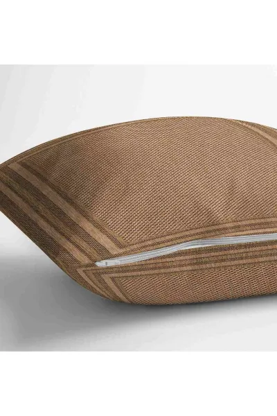 Vizon 43x43 Dijital Baskılı Fermuarlı Modern Kırlent Kılıfı 252278