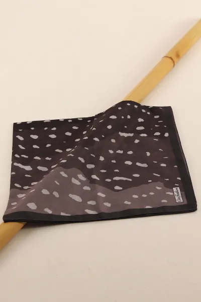 Koyu Kahve 75x180 Cm Our Fashion Dijital Baskılı Desenli Soft Şal 435396